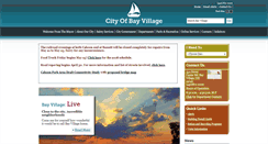 Desktop Screenshot of cityofbayvillage.com